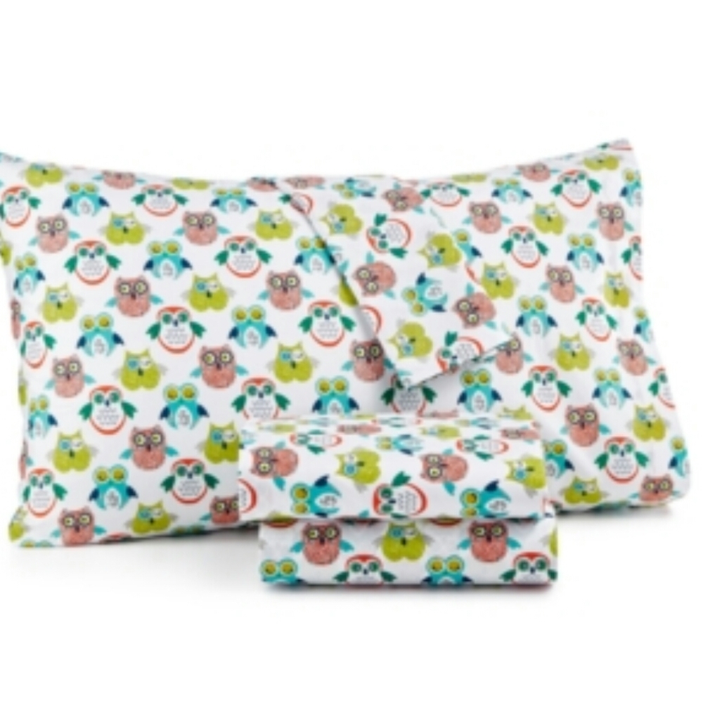 Sanders 3-Pc. Printed Microfiber Juvie Twin Sheet